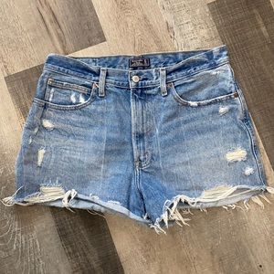 Abercrombie natural rise shorts